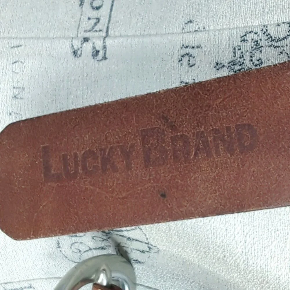 Lucky Brand Brown Leather Belt - Picture 8 of 11